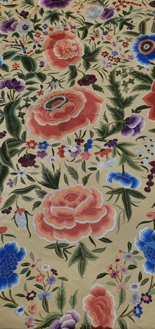 Impresionante mantón antiguo imperio Impresionante mantón antiguo imperio