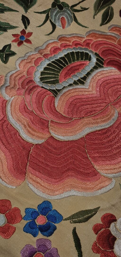 Impresionante mantón antiguo imperio Impresionante mantón antiguo imperio