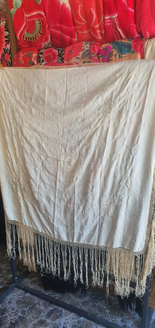 Mantón antiguo isabelino, filtiré Mantón antiguo isabelino, filtiré